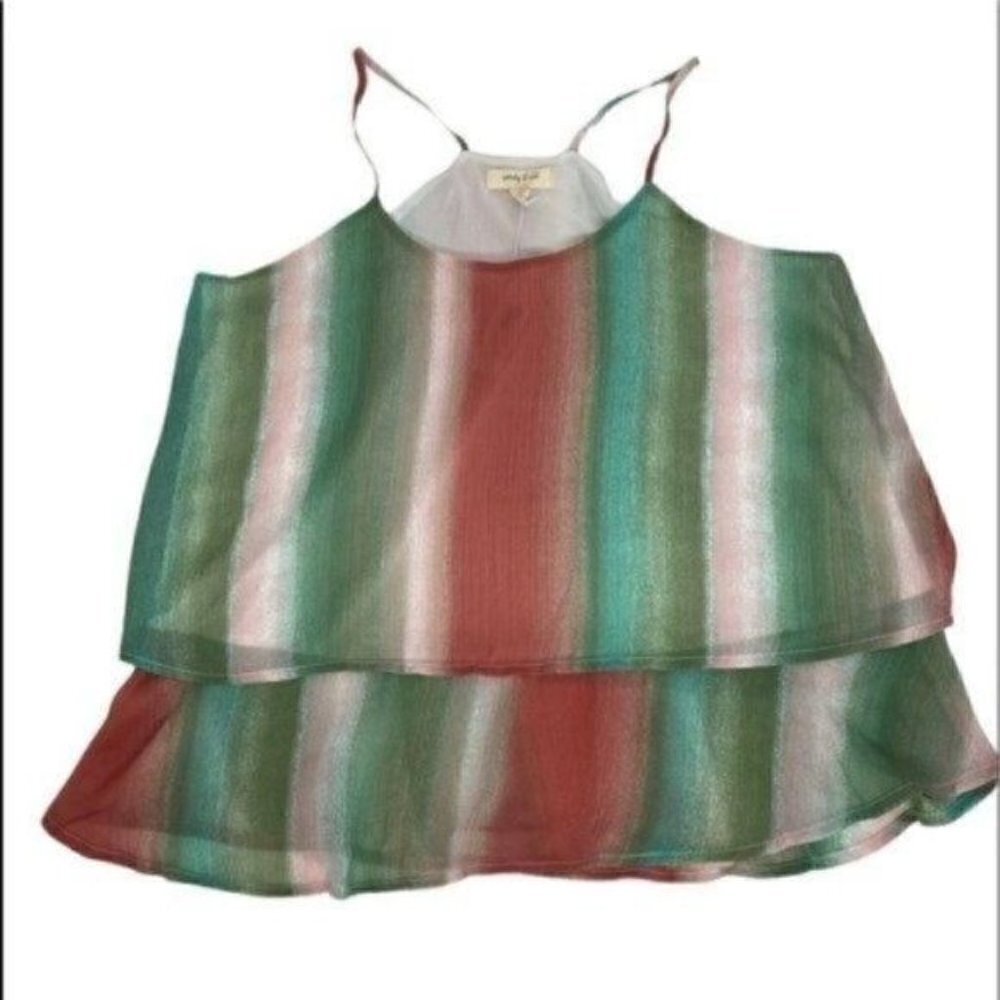 Sandy & Sid New York sleeveless blouse tank top cami  size Medium NWT - Picture 3 of 8